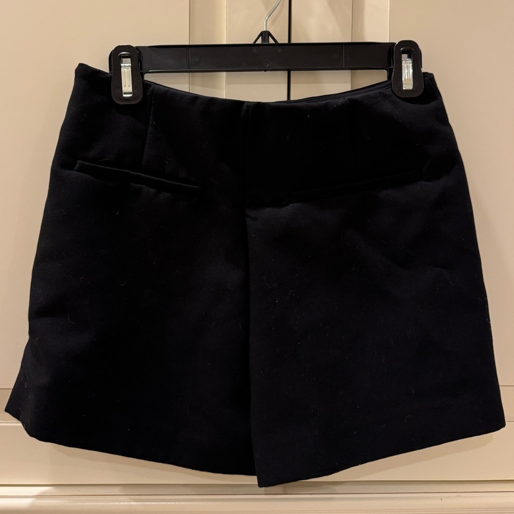Zara Wrap Front Skort In Black, Size US Small - Picture 3 of 3
